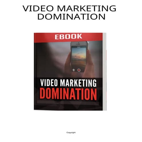 E book - video marketing domination