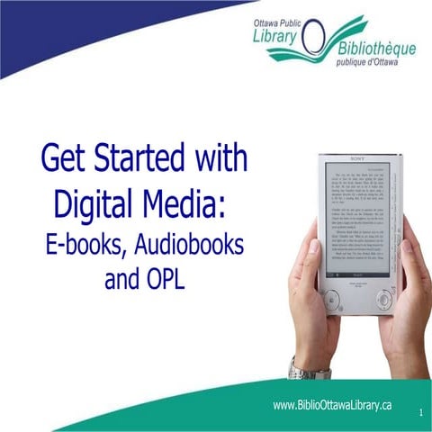E books, audiobooks and opl