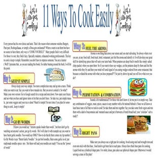 E book simple cooking!