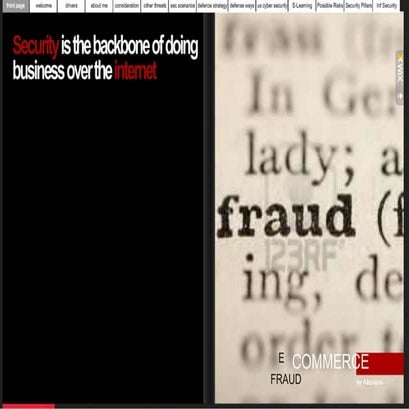 E business fraud presentation