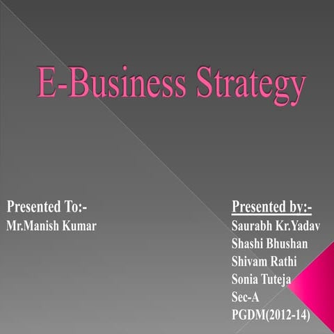 E business strategy - copy - copy
