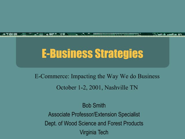 E Business Strategy 5