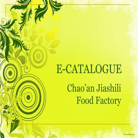 E-catalogue