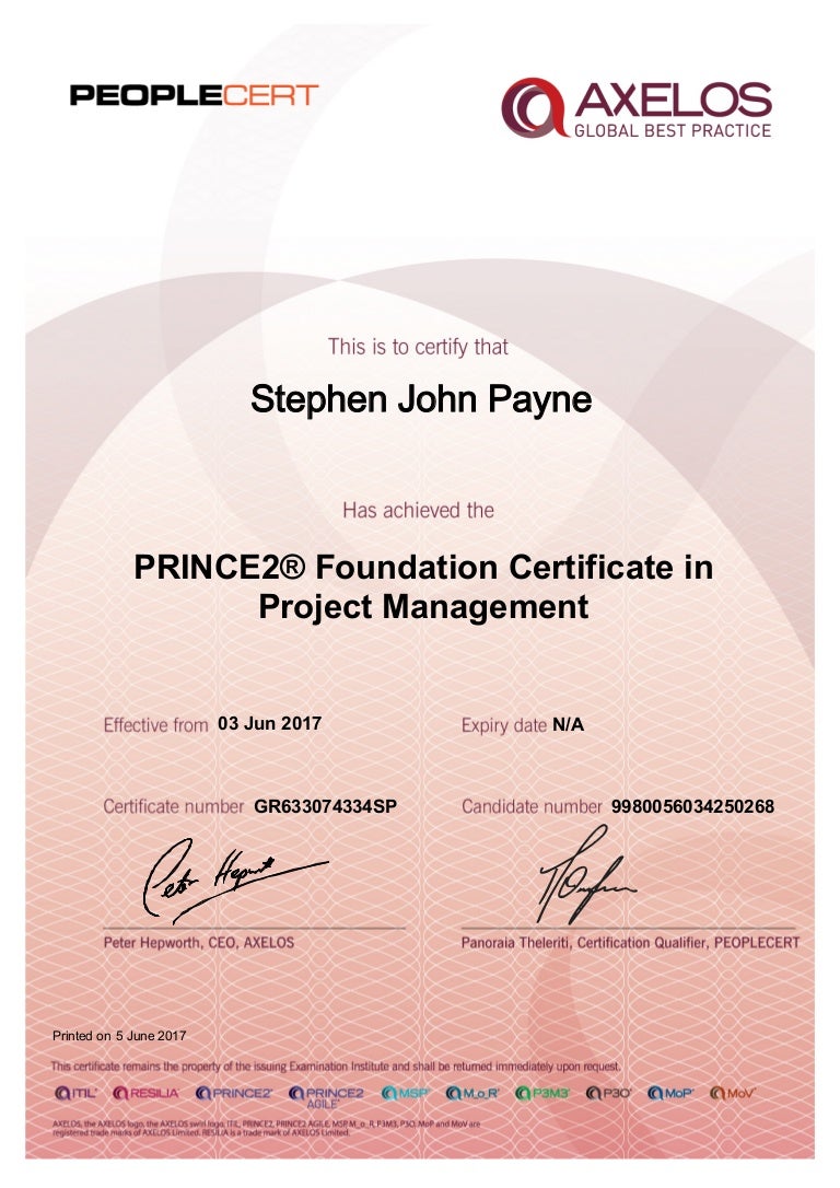 PRINCE2-Foundation Lernressourcen