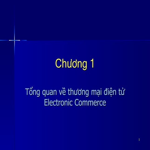 E Com Ch01 Tong Quan Thuong Mai Dien Tu
