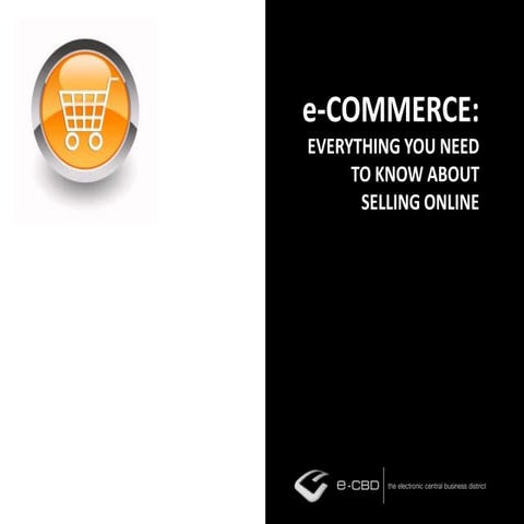 e-commerce made easy - Everything you need to know about selling online