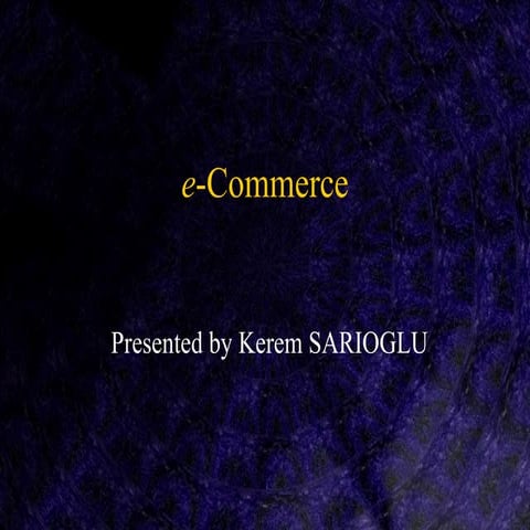 E commerce