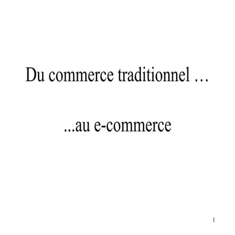 E commerce 