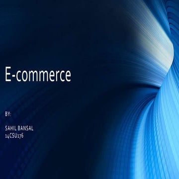 E commerce