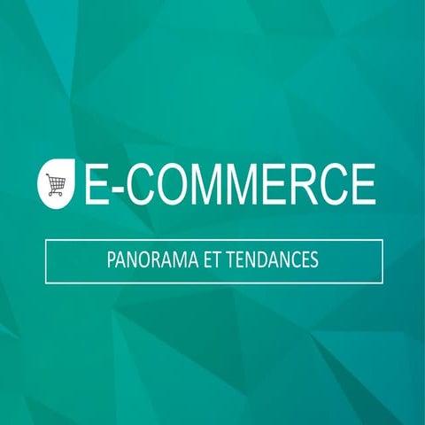 E commerce : panorama, commerce social et tendances futures