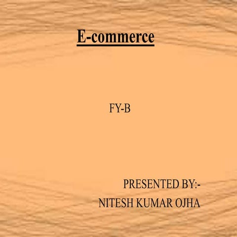 E commerce