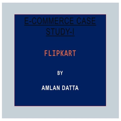 E commerce case study