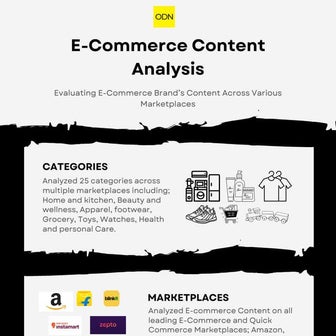 E-commerce Content Analysis - Report by ODN