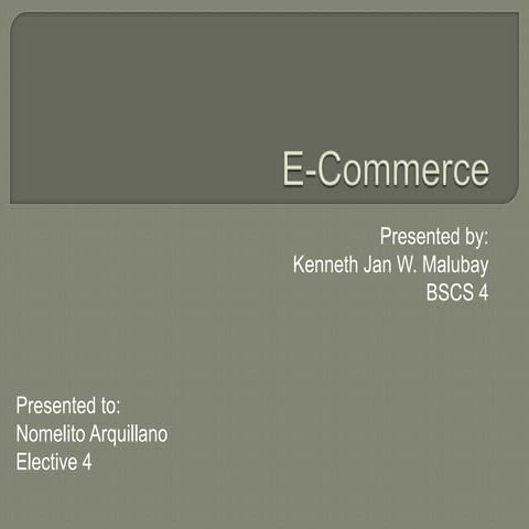 Std 12 Computer Chapter 4 Introduction to Ecommerce (Part 3 Ecommerce ...
