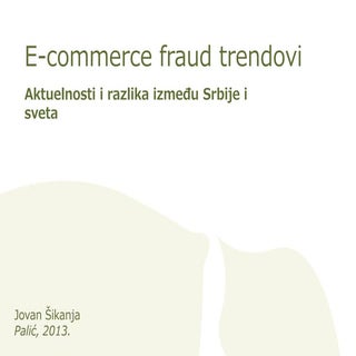 E-commerce fraud trendovi-