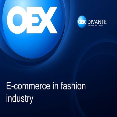 E-commerce in fashion industry