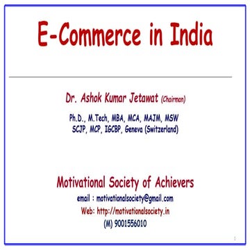 E commerce in india