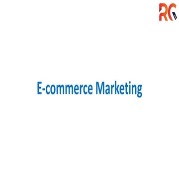 E-commerce Marketing Course training in Hyderabad