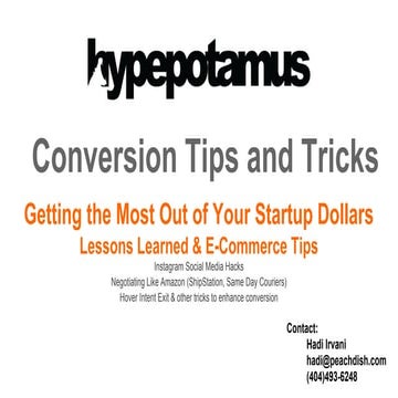 E commerce marketing tricks