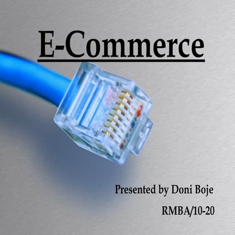 E commerce ppt