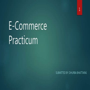Curriculum e commerce | PDF