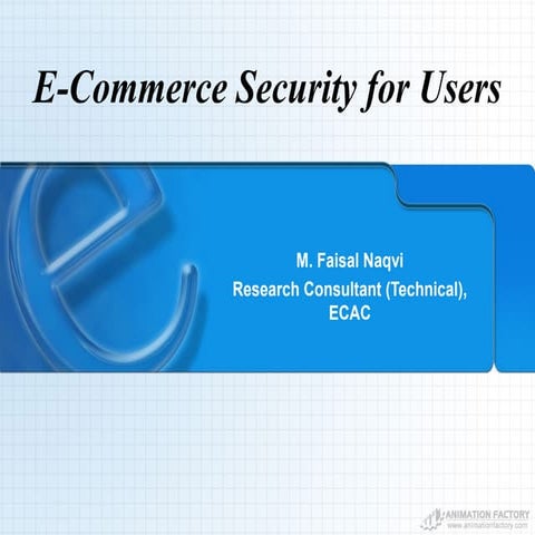 E commerce Security for end Users