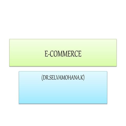 E commerce 