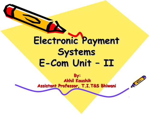 E commerce unit 2