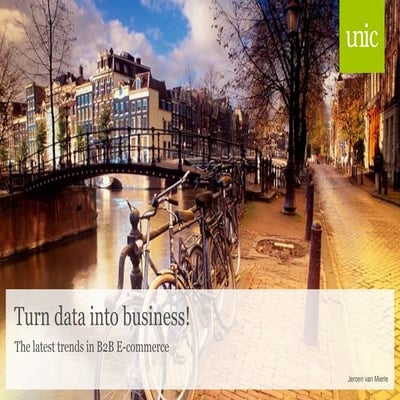 E commerce vakdagen - turn data into business!