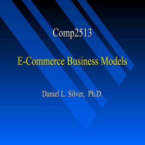 E comm models
