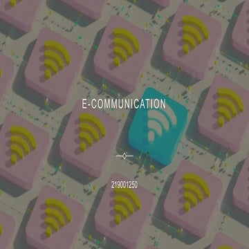 E-communication