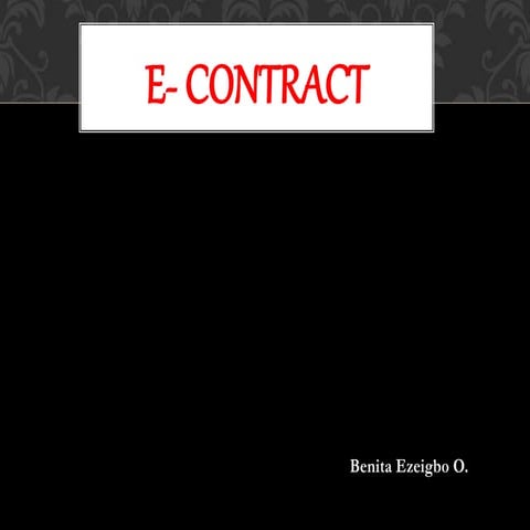 E  contract