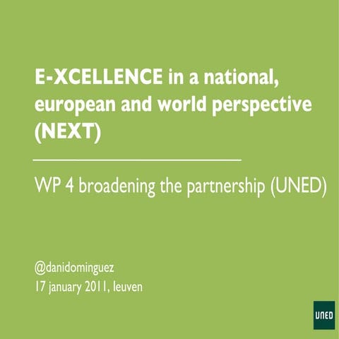 E-xcellence (next) - WP 4