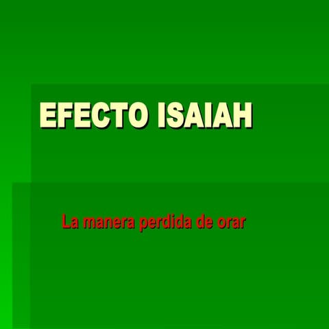 Gregg Braden Efecto Isaias | PPSX