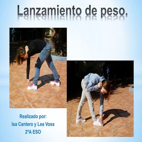 E.f isita &_lea_lanzamiento_de_pesoo 2º a.