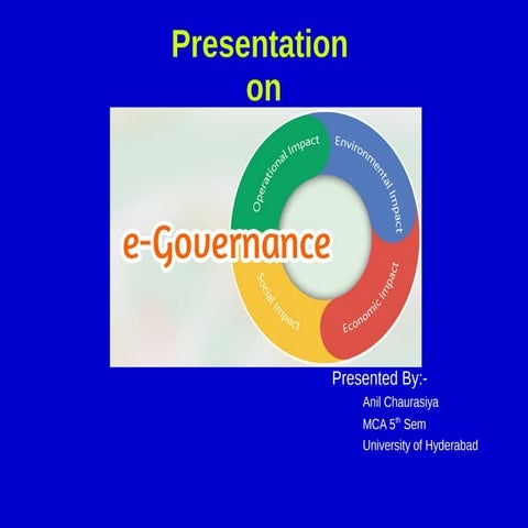 E governance