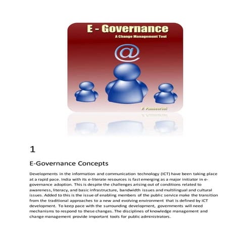 E-Governance a change management tool - P Panneervel