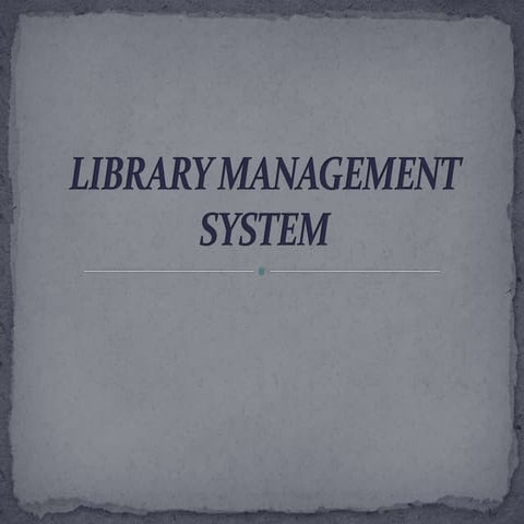 E-Granthalaya for Library Management System