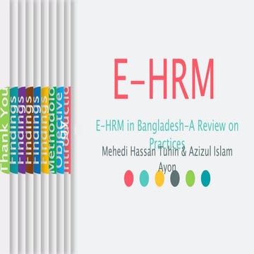 E-HRM in Bangladesh