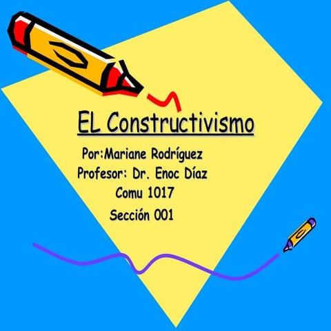 E L  Constructivismo (2)