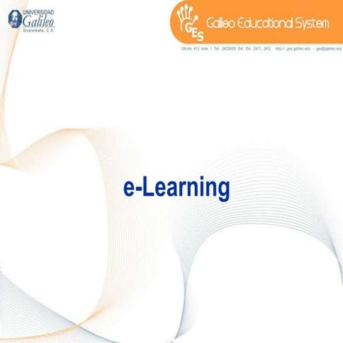 E - LEARNING Y SUS CARACTERÍSTICAS. AIRG. | PPTX