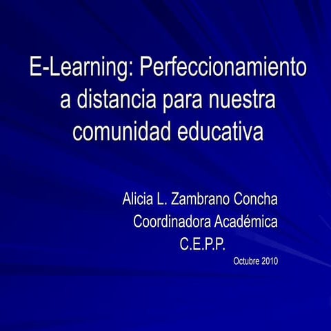 E learning