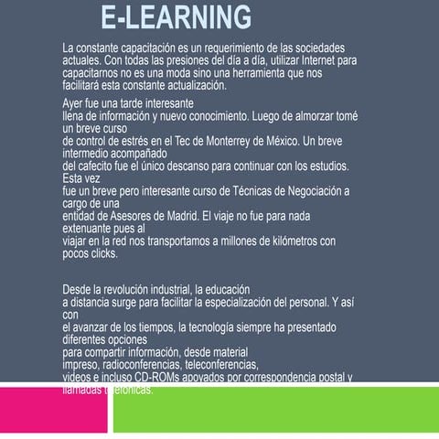 E learning