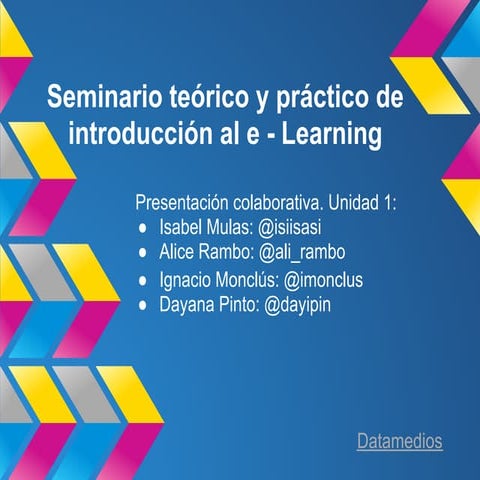 E  learning.