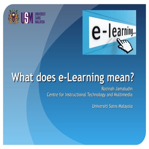 E learning