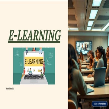 E-LEARNING de Totoy Hugo                  r