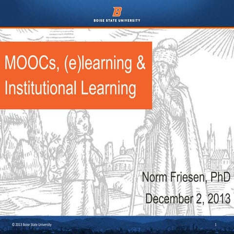 Learning theory and MOOCs