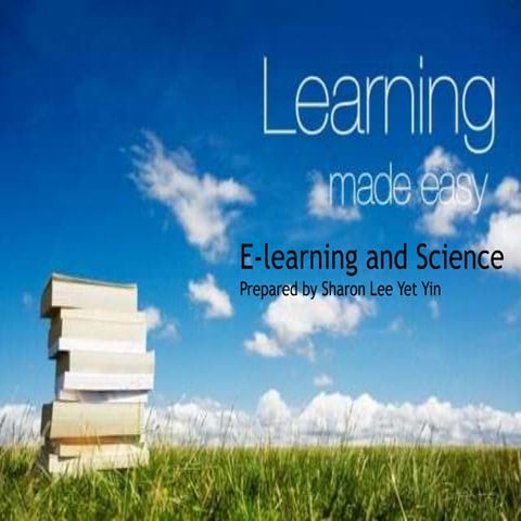 E learning and science
