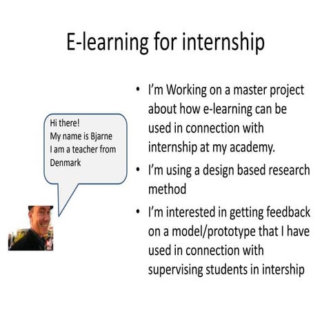 E Learning In Connection With Internship Audio