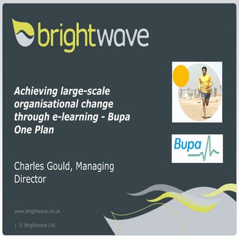 Achieving large-scale organisational change through e-learning - Bupa Health ...